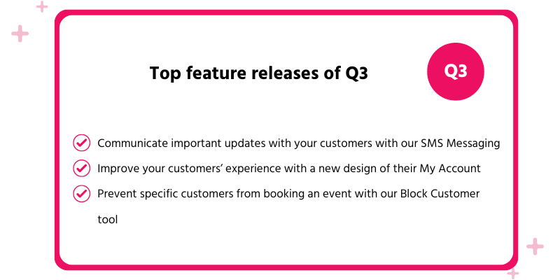 TeamUp's top feature releases of Q3 2023