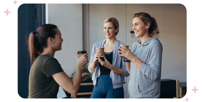 Coffee in a gym