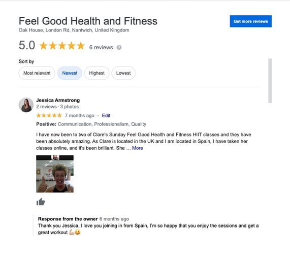 Feel Good Health and Fitness Reviews