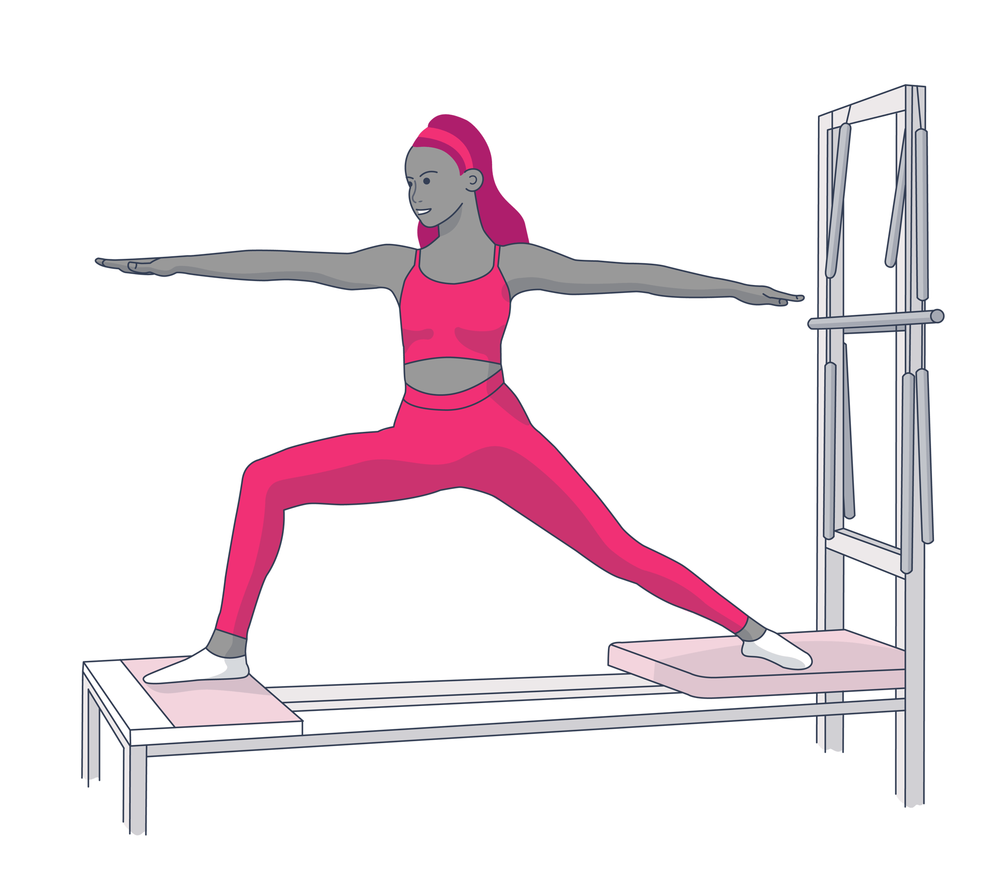 Pilates Reformer class managed by online booking software