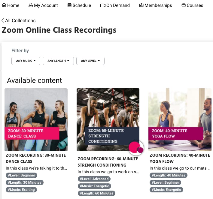 on demand content collection in the customer site