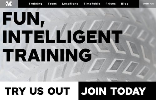 image of momentum training website