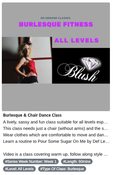 blush dance uk