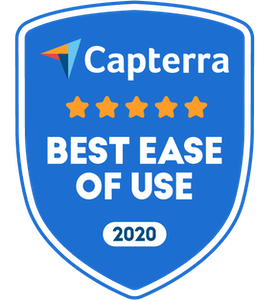 capterra badge for best ease of use for fitness software