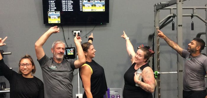 Nick's clients see the results of their workout at Body Transformation Centre.