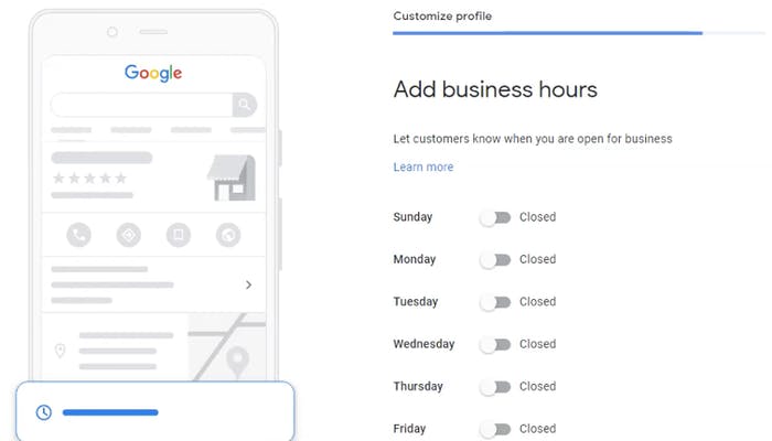 Add your business hours to your Google My Business account