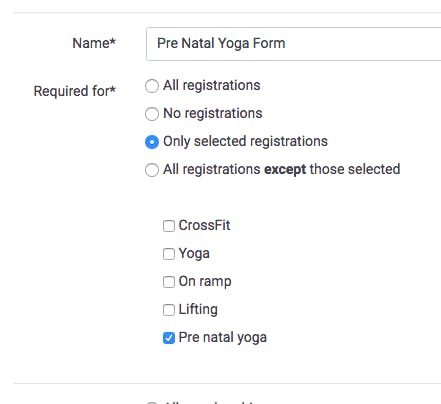 image of the registration and purchase form