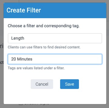 image of the on demand content filters
