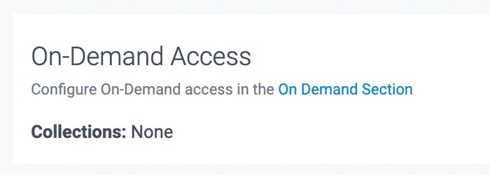 on demand access in teamup