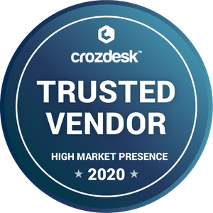 crozdesk trusted vendor badge 