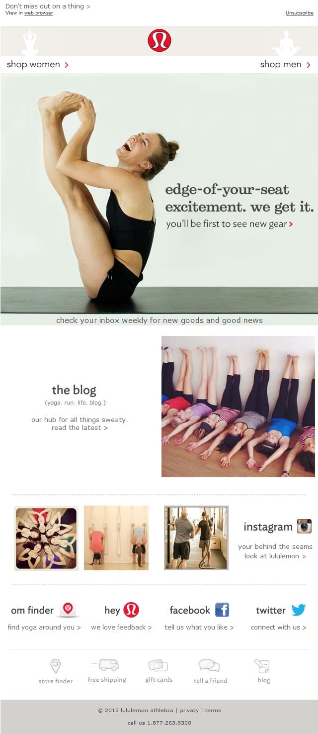 lululemon email 