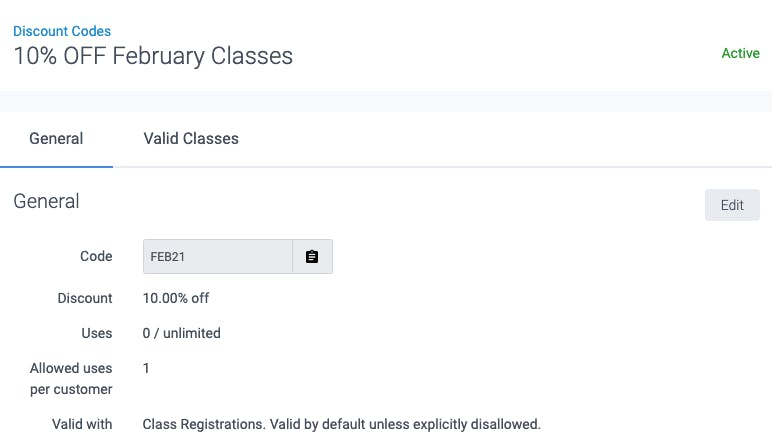 discount codes in teamup