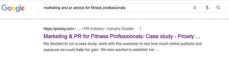 google search featuring prowly teamup article