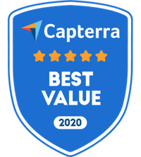 capterra badge for best value for dance studio software 