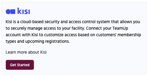 Kisi integration