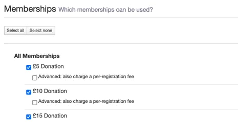 Memberships