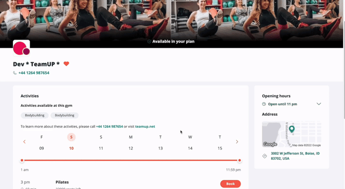How to book a class on Gympass.