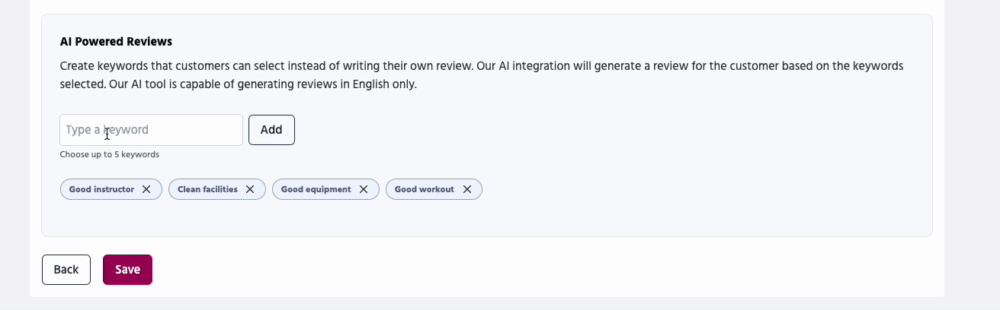 Community Happiness AI powered review setup.